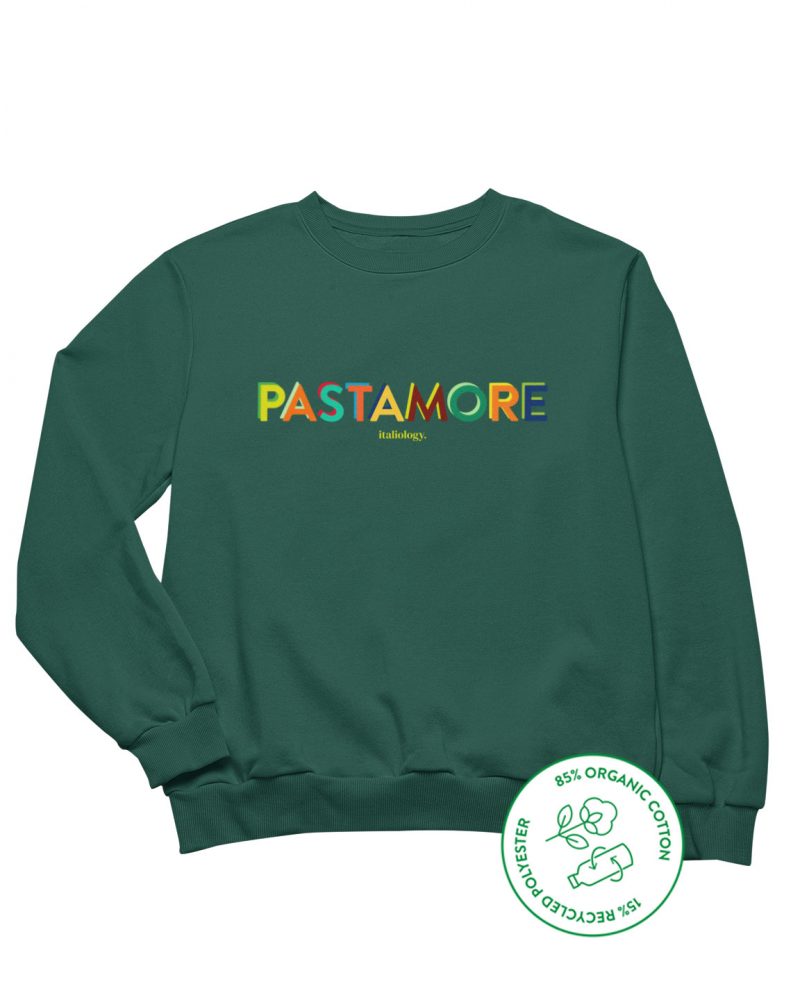 green pasta amore sweatshirt